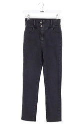 Jean slim Liu Jo Anthracite en Coton, taille S - Seconde Main