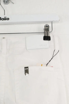 Jean slim Liu Jo Blanc en Coton