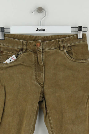 Jean slim Maison Martin Margiela Kaki en Coton