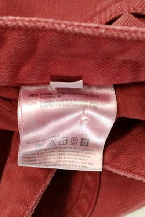 Jean slim Maison Martin Margiela Rouge en Coton
