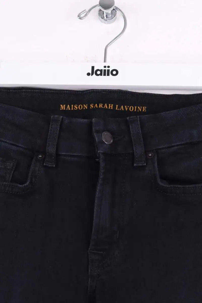 Jean slim Maison Sarah Lavoine Noir en Coton
