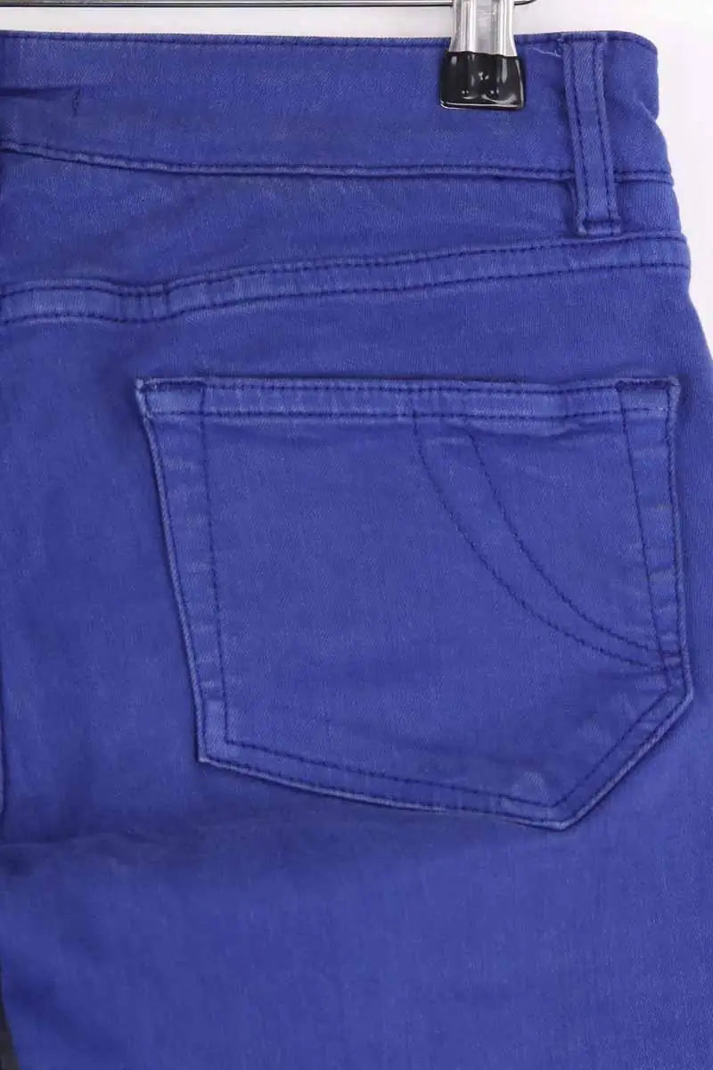 Jean slim Maje Bleu en Coton
