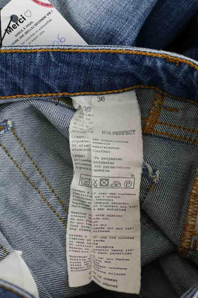 Jean slim Maje Bleu en Coton