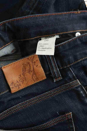 Jean slim Maje Bleu en Coton