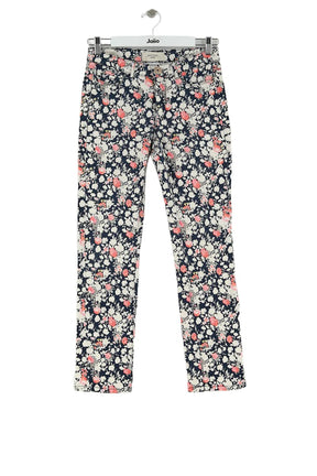 Jean slim Max Mara Bleu en Coton, taille S - Seconde Main