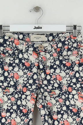 Jean slim Max Mara Bleu en Coton