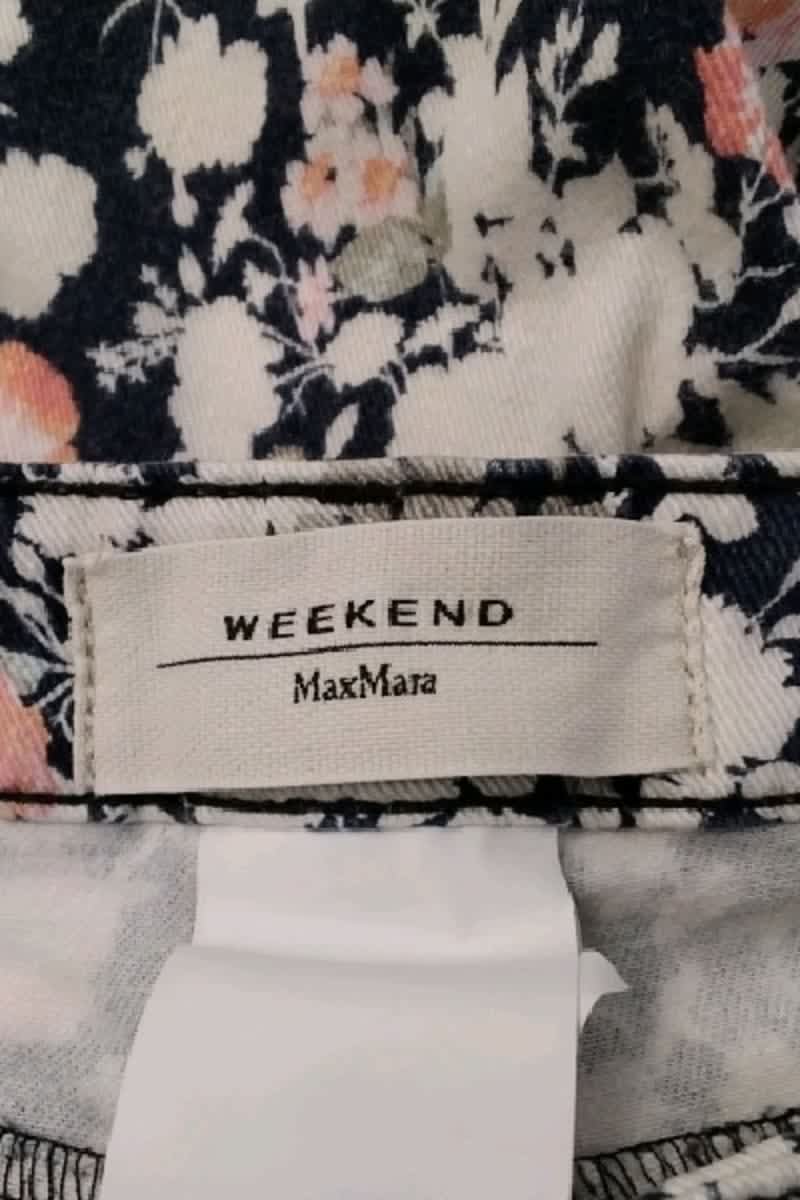 Jean slim Max Mara Bleu en Coton