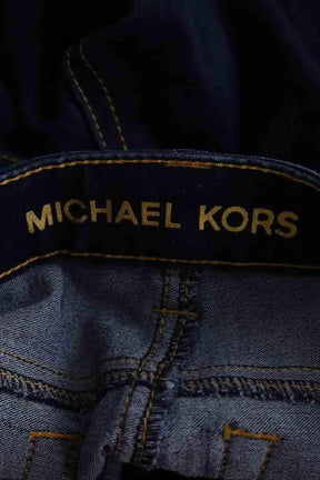 Jean slim Michael Kors Bleu en Coton