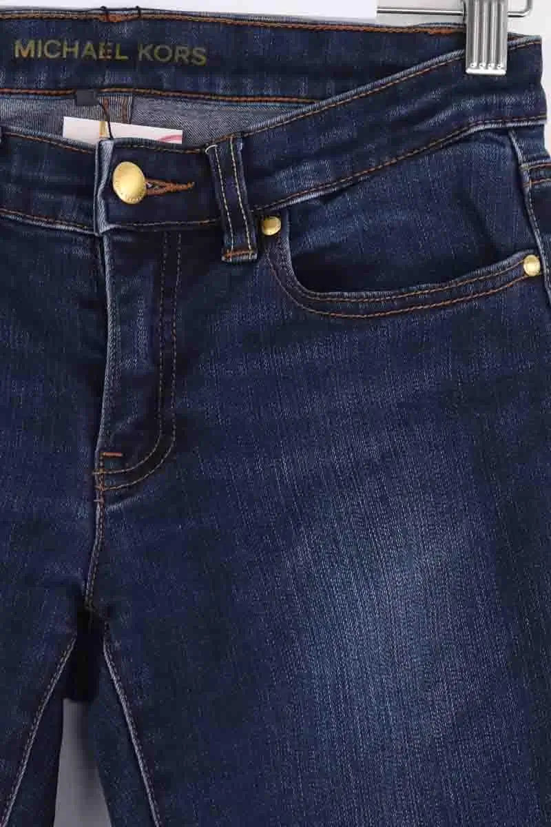 Jean slim Michael Kors Bleu en Coton