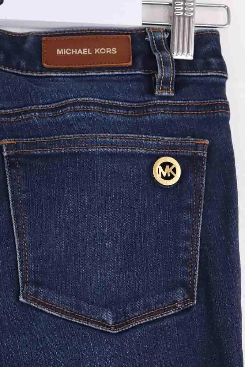 Jean slim Michael Kors Bleu en Coton
