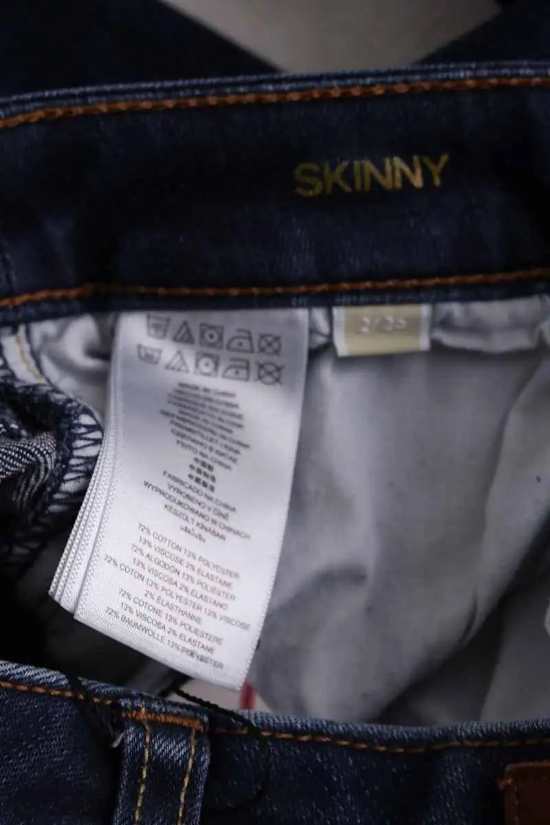Jean slim Michael Kors Bleu en Coton
