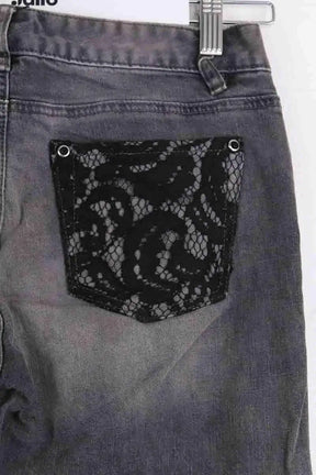 Jean slim Michael Kors Gris en Coton