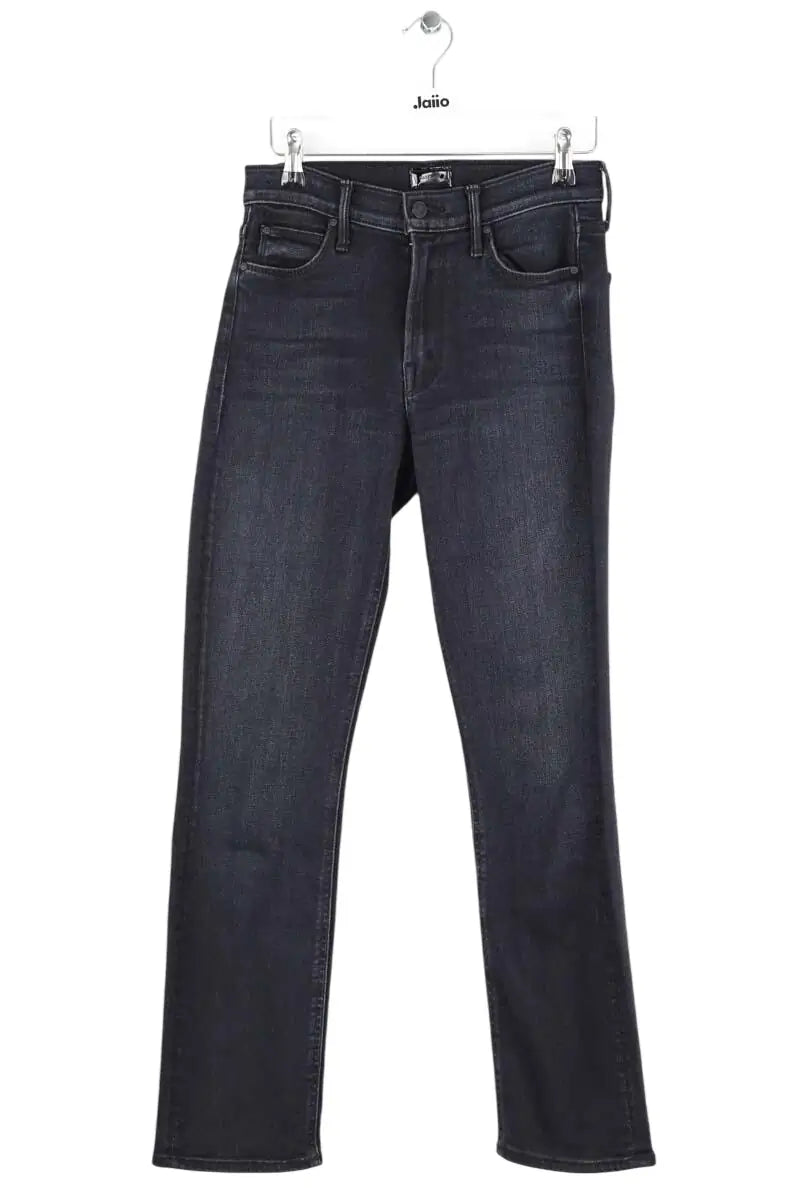 Jean slim Mother Noir en Coton, taille S - Seconde Main