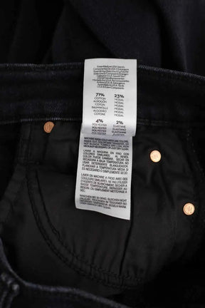 Jean slim Mother Noir en Coton