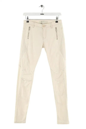 Jean slim Pinko Blanc en Coton - élasthanne, taille XS - Seconde Main