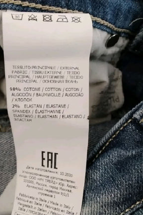 Jean slim Please Bleu en Coton