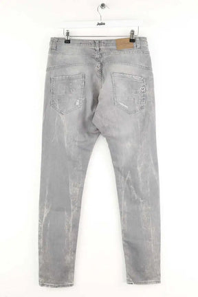 Jean slim Please Gris en Coton