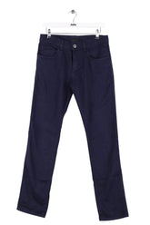 Jean slim Prada Marine en Coton, taille L - Seconde Main