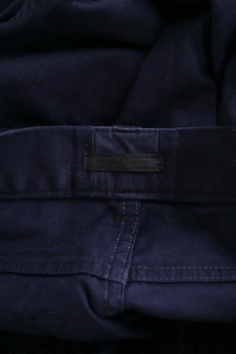 Jean slim Prada Marine en Coton