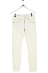 Jean slim R13 Blanc en Coton, taille S - Seconde Main