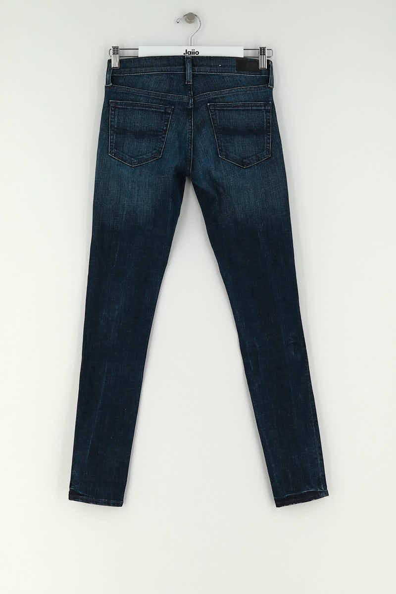 Jean slim Ralph Lauren Bleu en Coton