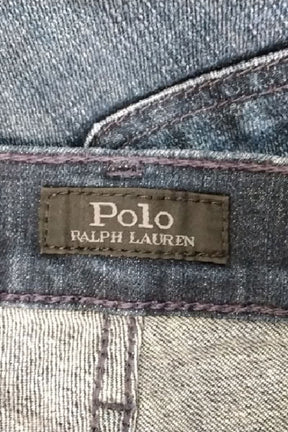Jean slim Ralph Lauren Bleu en Coton