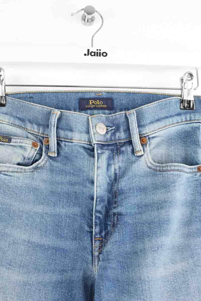Jean slim Ralph Lauren Bleu en Coton