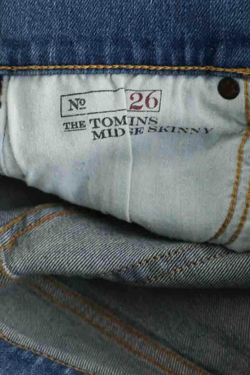 Jean slim Ralph Lauren Bleu en Coton