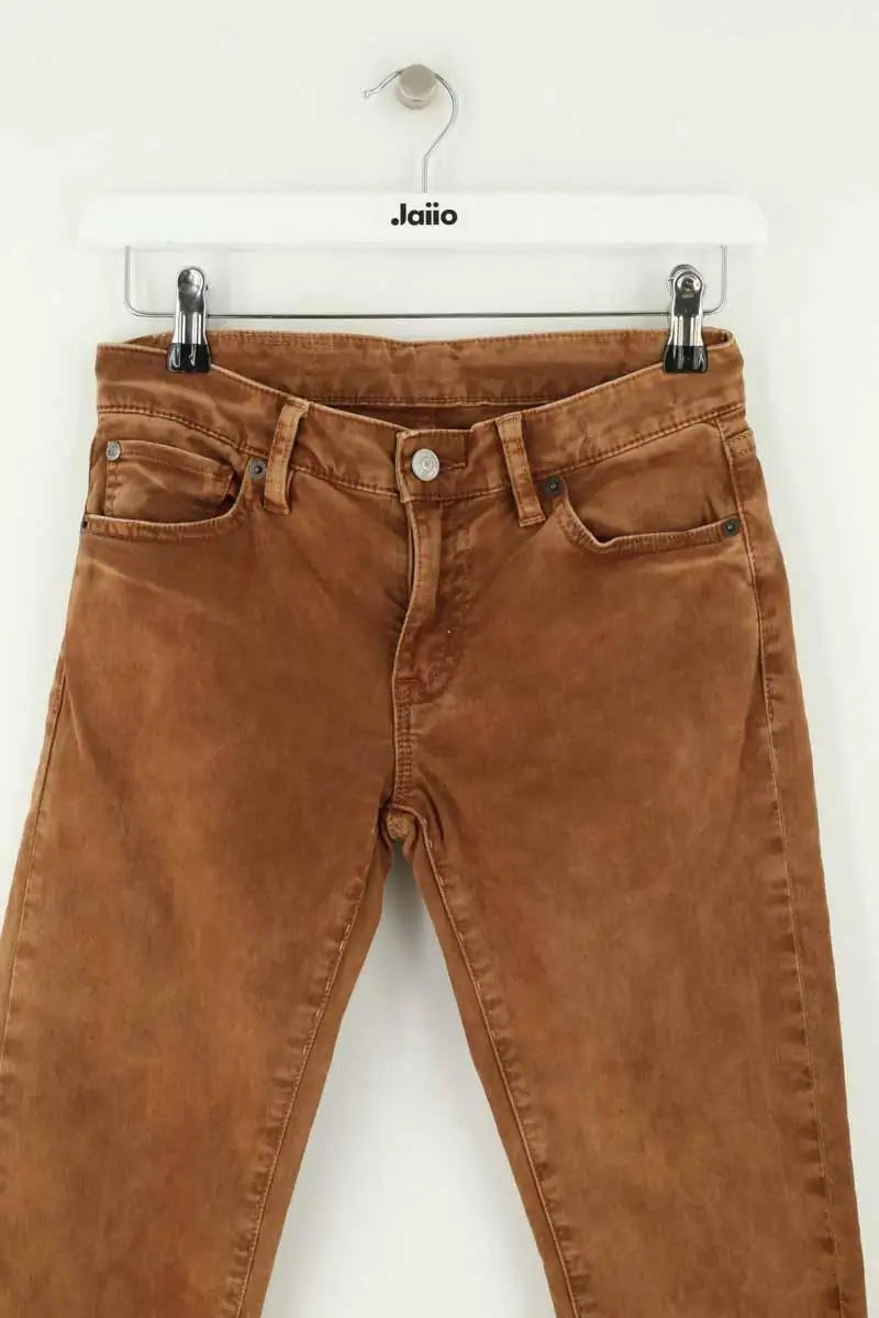Jean slim Ralph Lauren Marron en Coton