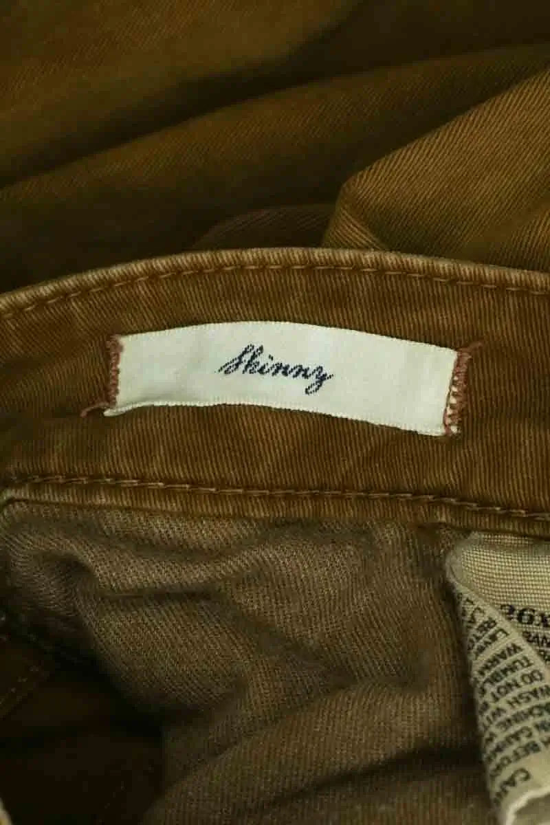 Jean slim Ralph Lauren Marron en Coton