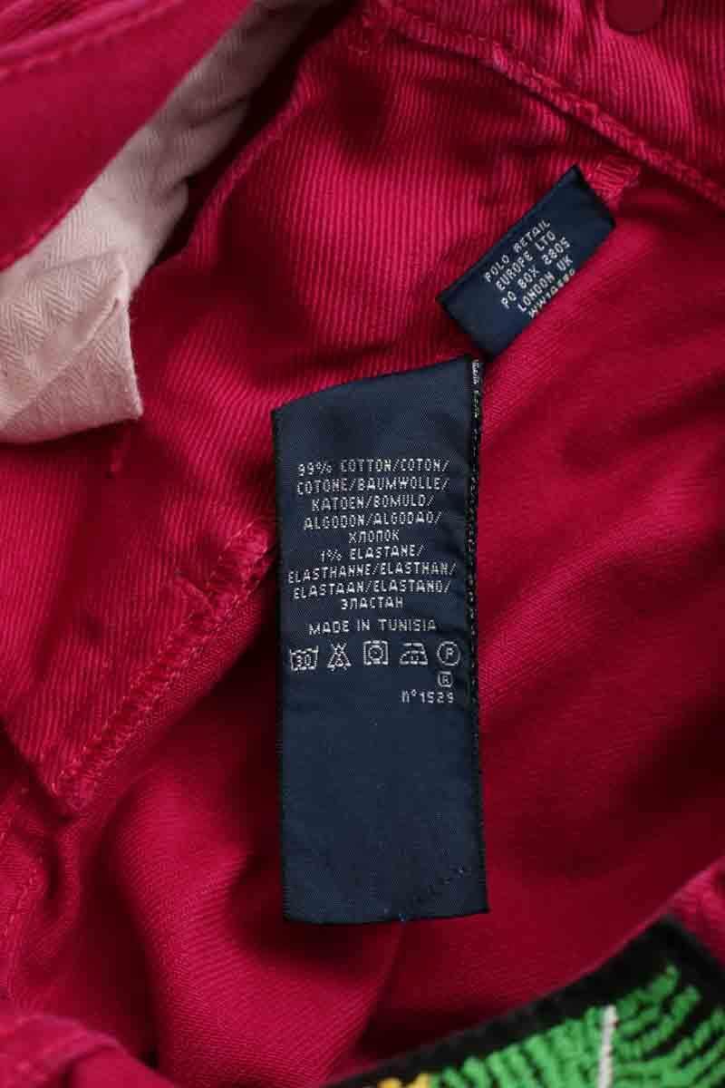 Jean slim Ralph Lauren Rose en Coton - élasthanne