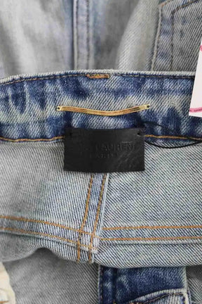 Jean slim Saint Laurent Bleu en Coton
