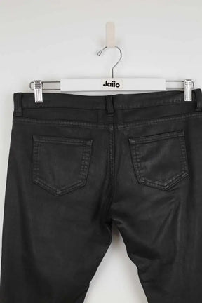 Jean slim Saint Laurent Noir en Coton