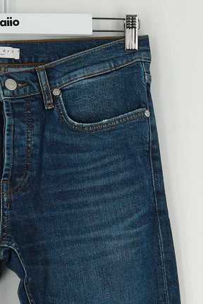 Jean slim Sandro Bleu en Coton