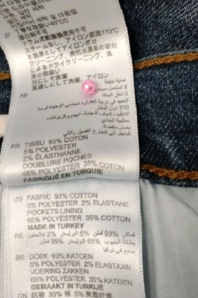 Jean slim Sandro Bleu en Coton