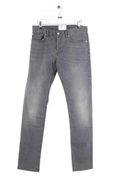 Jean slim Sandro étroit Gris en Coton, taille L - Seconde Main