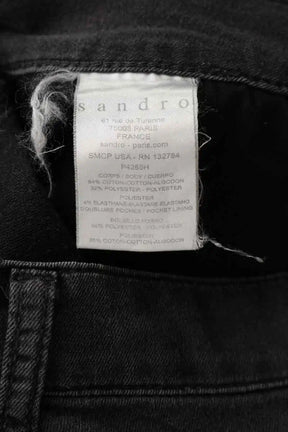 Jean slim Sandro Gris en Coton