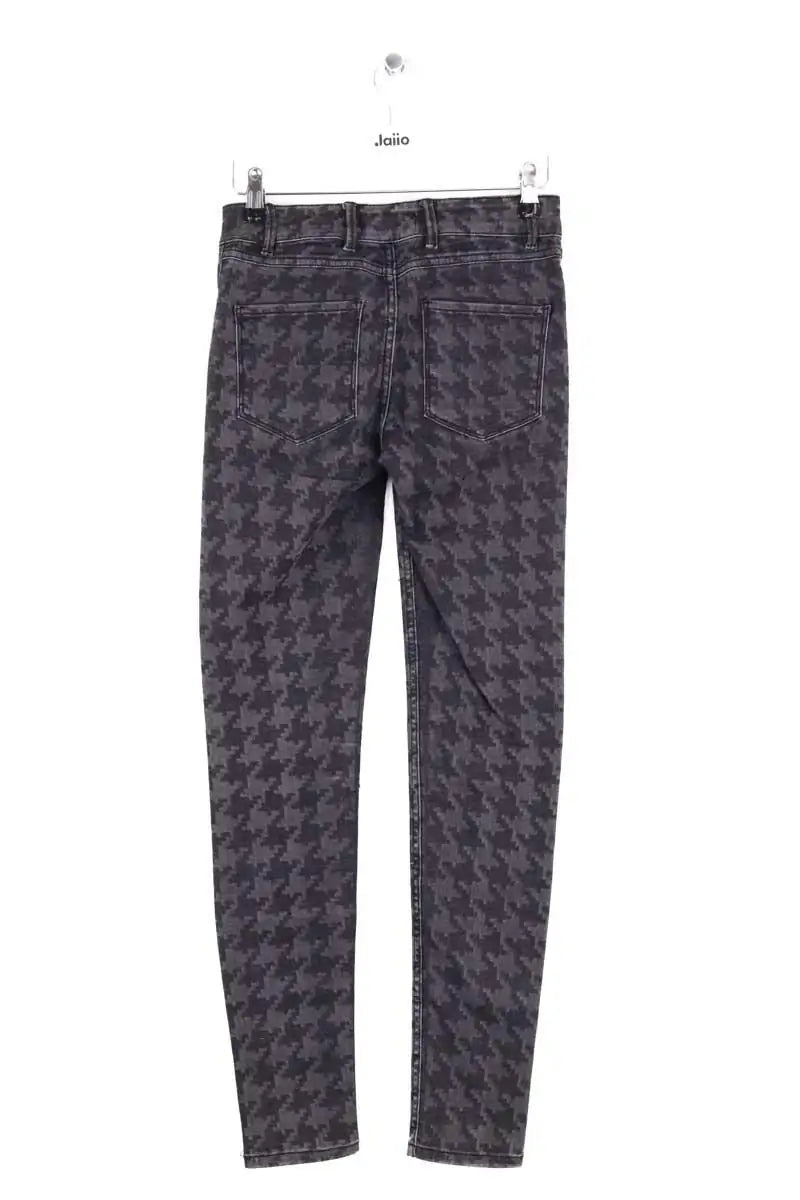 Jean slim Sandro Noir en Coton