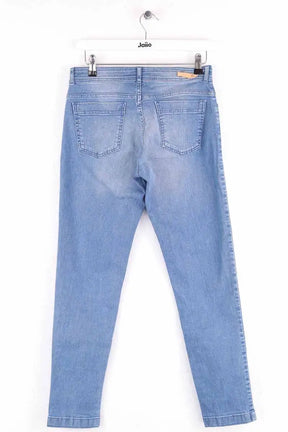Jean slim Sessun Bleu en Coton