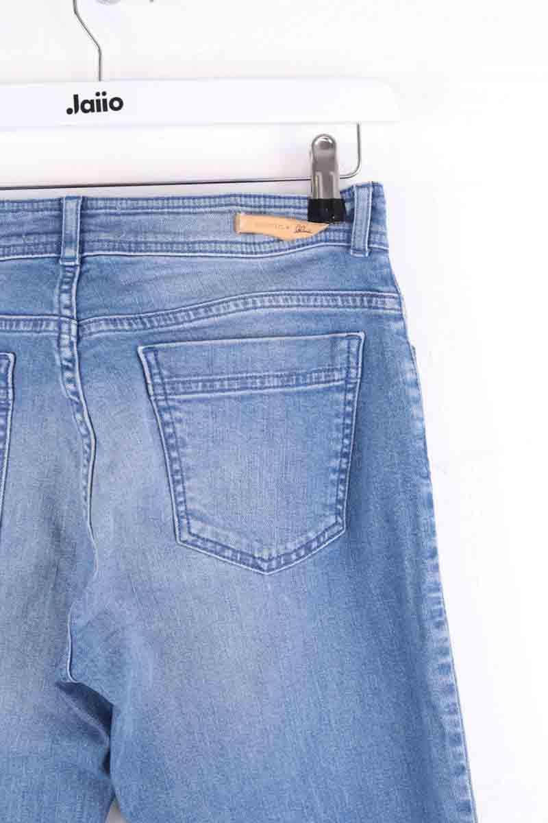 Jean slim Sessun Bleu en Coton