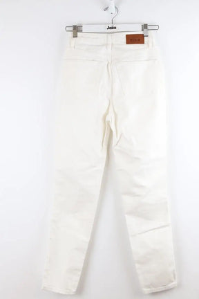 Jean slim Sézane Blanc en Coton