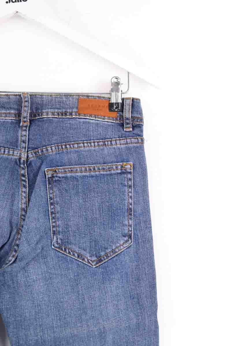 Jean slim Sézane Bleu en Coton