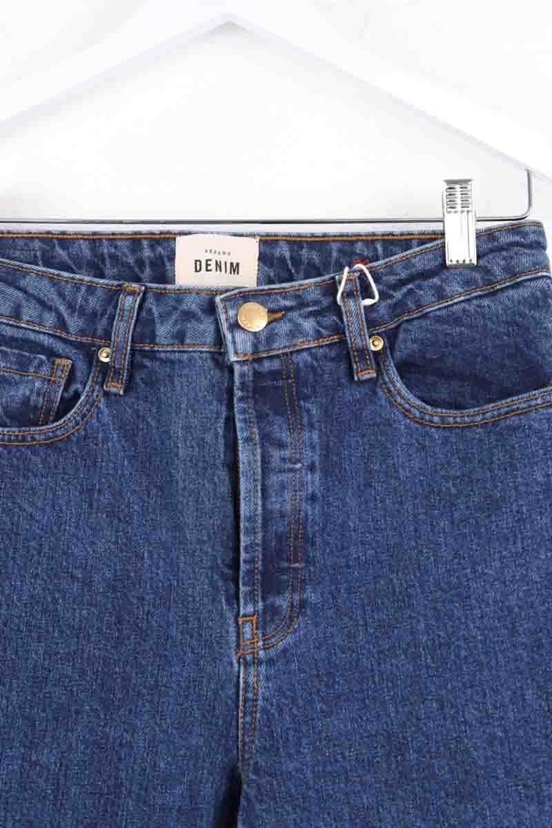 Jean slim Sézane Bleu en Coton