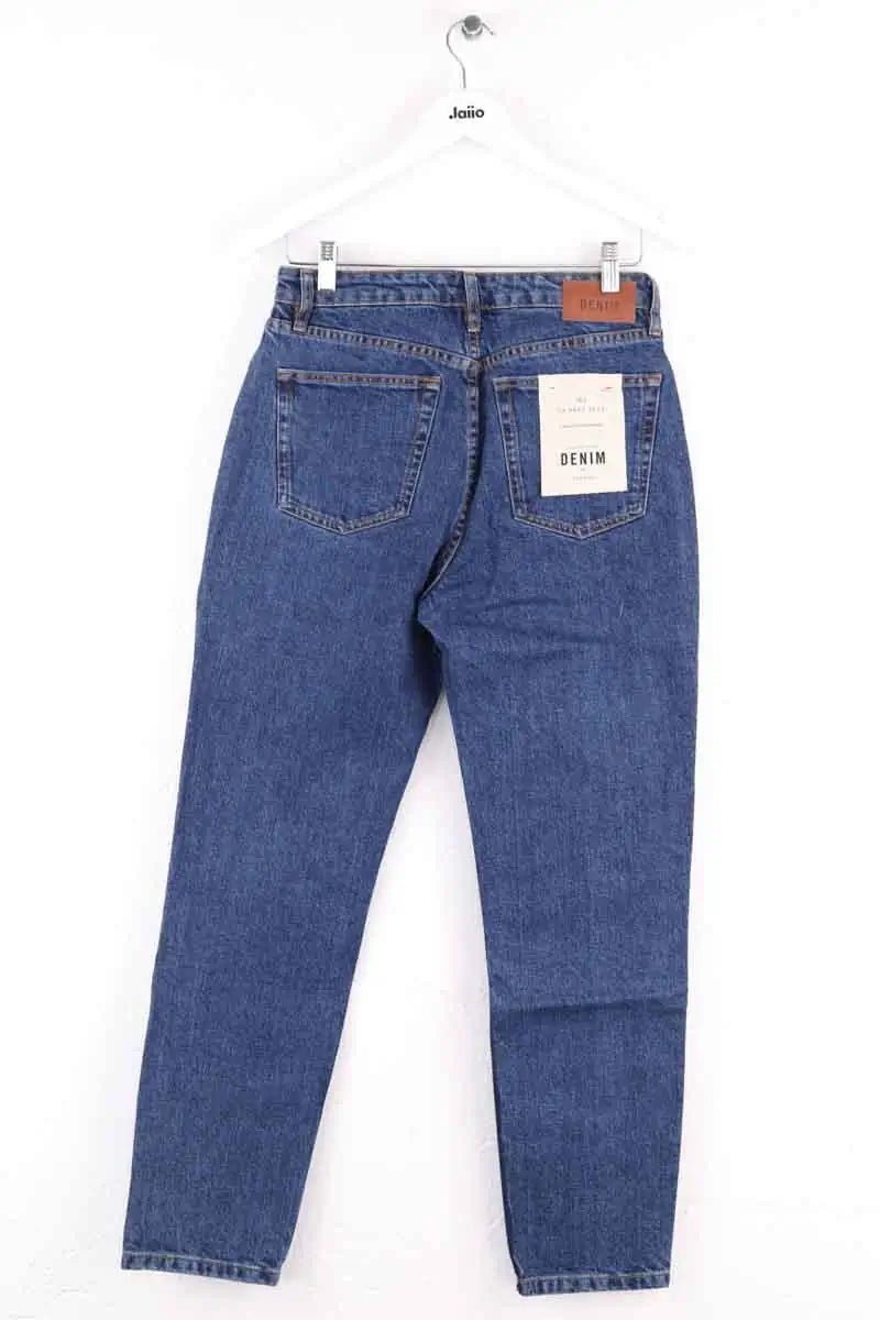Jean slim Sézane Bleu en Coton