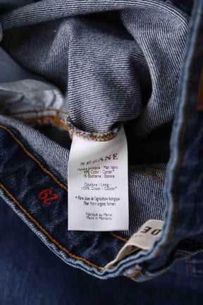 Jean slim Sézane Bleu en Coton
