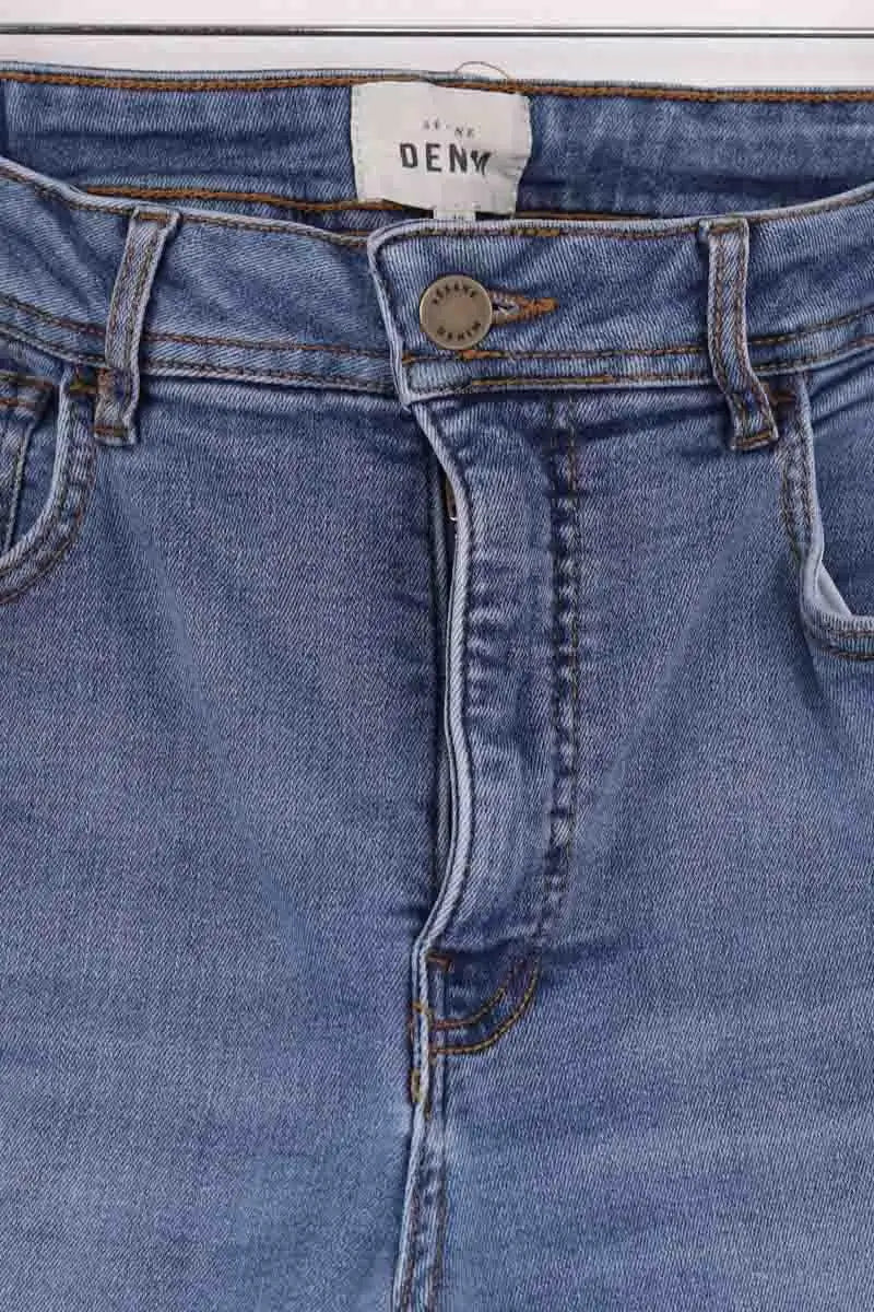 Jean slim Sézane Bleu en Coton