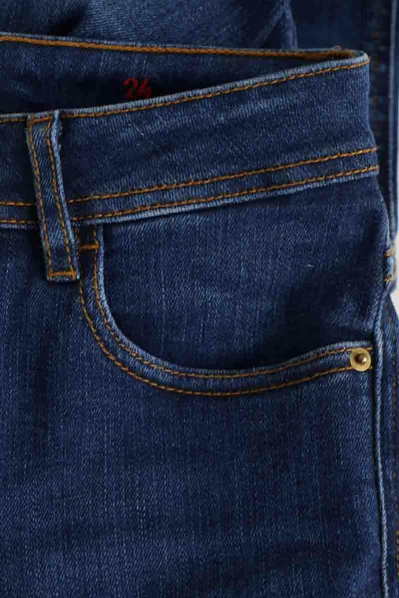 Jean slim Sézane Bleu en Coton