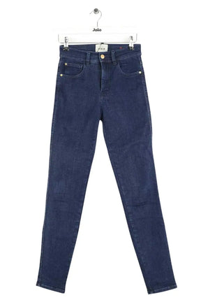 Jean slim Sézane Bleu en Coton, taille XS - Seconde Main