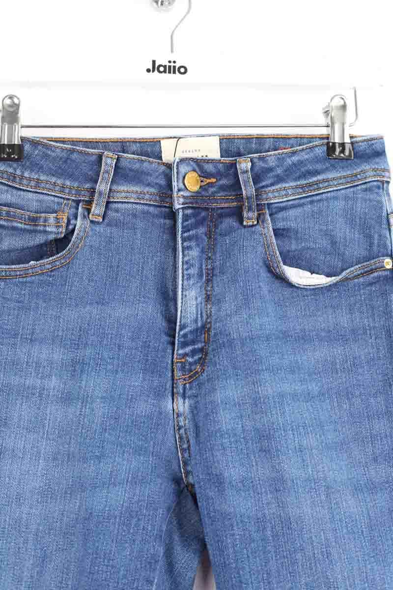 Jean slim Sézane Bleu en Coton