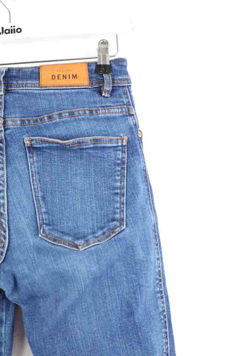 Jean slim Sézane Bleu en Coton